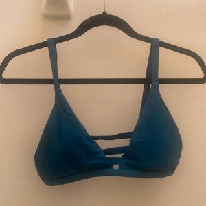 Blue zaful bathing suit top, size small